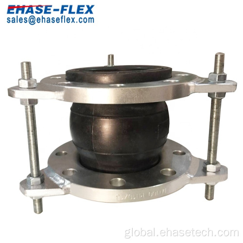 Rubber Compensator Steel Bellows Single Sphere Rubber Joint With Flange Connection Supplier